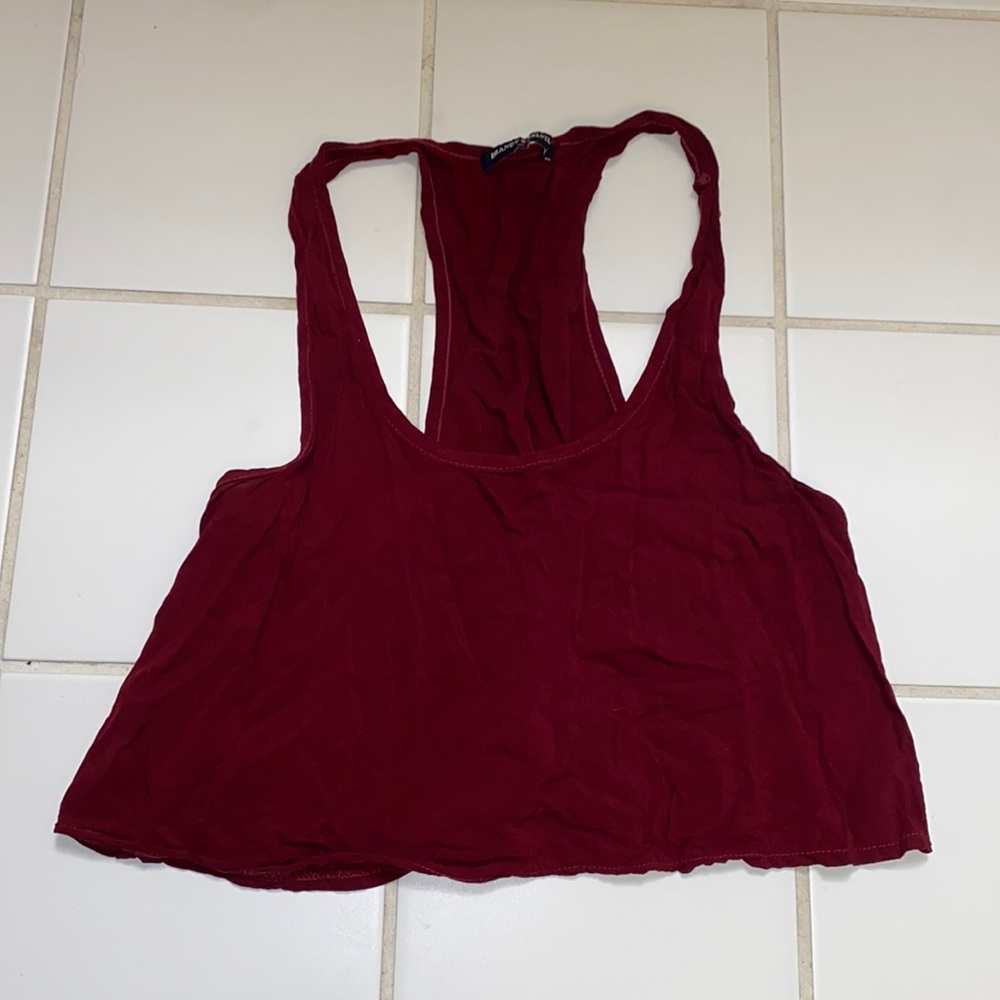 Brandy Melville crop top burgundy